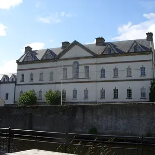 The long stone front of King House in Boyle, County Roscommon