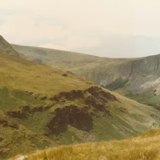The high sides of the Glenmalure valley on the climb to Mullacor