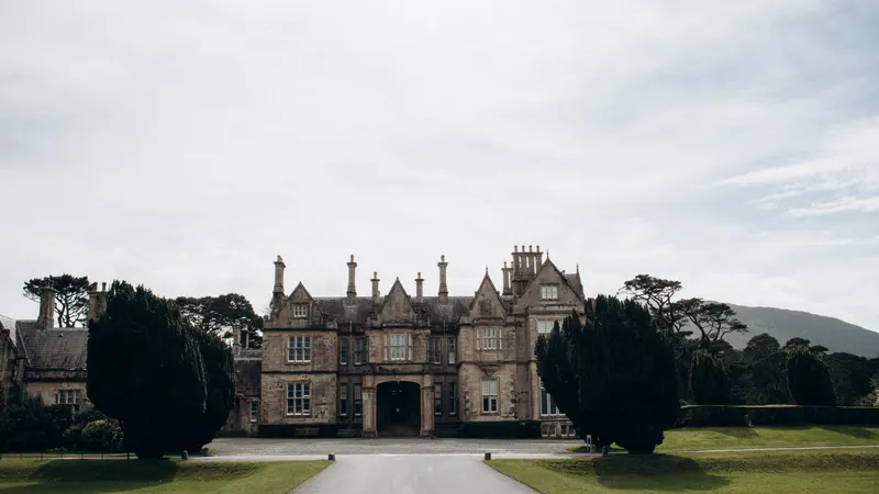 The Victorian front of Muckross House in Killarney National Park
