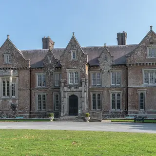 The Tudor revival front of Wells House, County Wexford