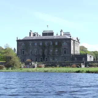 Westport House across its boating lake