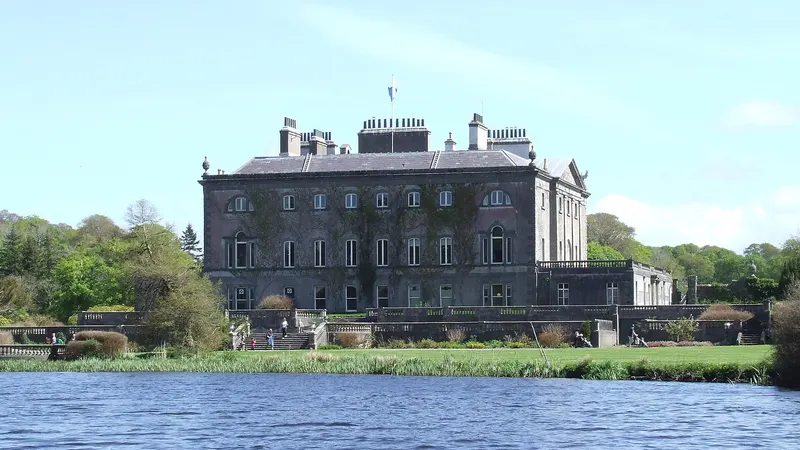 Westport House across its boating lake