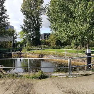 The dry dock on the Barrow navigation at Athy, County Kildare