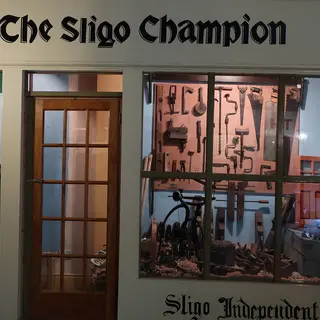 A recreated hardware shopfront inside Sligo Folk Park