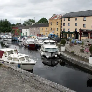 Cloondara Harbour on the Royal Canal, County Longford