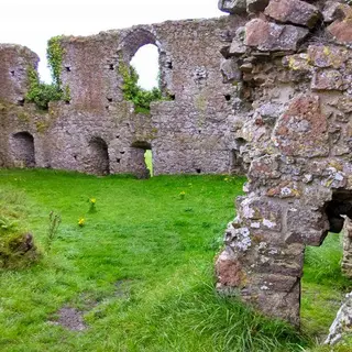 The ivied ruins of Castleroche Castle, County Louth