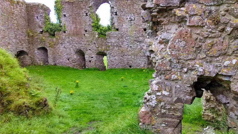 The ivied ruins of Castleroche Castle, County Louth