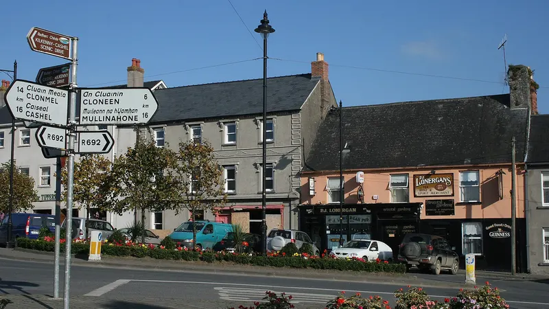 Town centre of Fethard, County Tipperary, Ireland