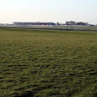 The Curragh racecourse on the Curragh, County Kildare