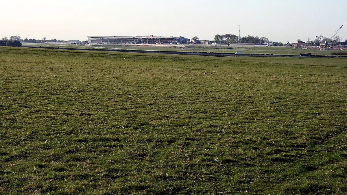 The Curragh racecourse on the Curragh, County Kildare