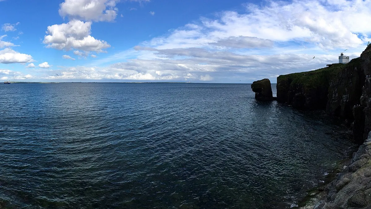The bay and harbour at Dunmore East, County Waterford